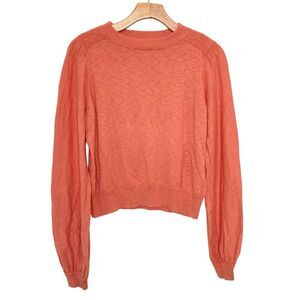 Joie Rust Burnt Orange Colored Cozy Sweater Long Sleeve Size Small